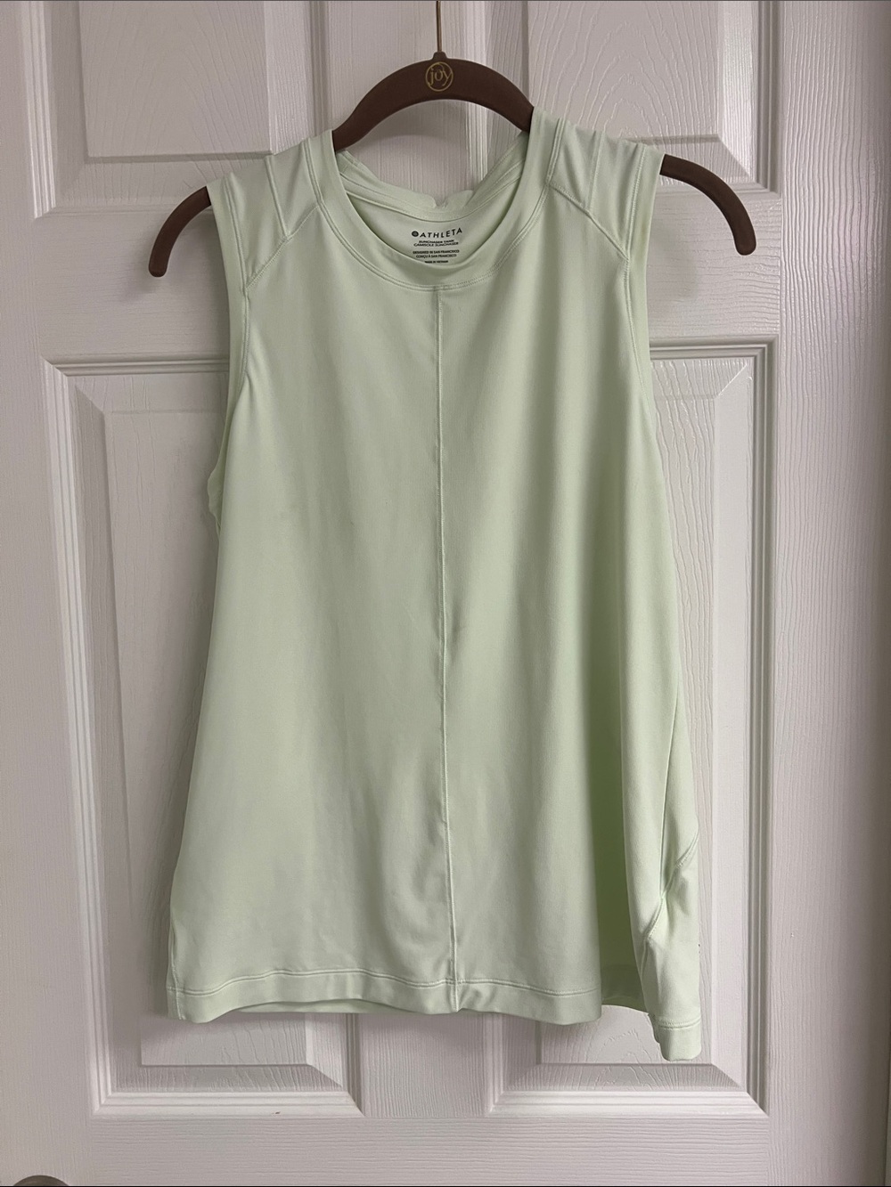 Athleta Light Mint Green Performance Sleeveless Tank